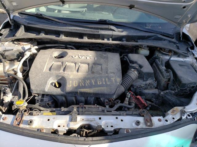 JTDBU4EE5AJ058786 - 2010 TOYOTA COROLLA BASE SILVER photo 11
