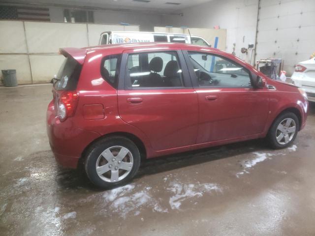 KL1TD66E59B378539 - 2009 CHEVROLET AVEO LS 勃艮第红 照片 3