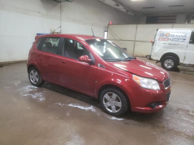 KL1TD66E59B378539 - 2009 CHEVROLET AVEO LS 勃艮第红 照片 4