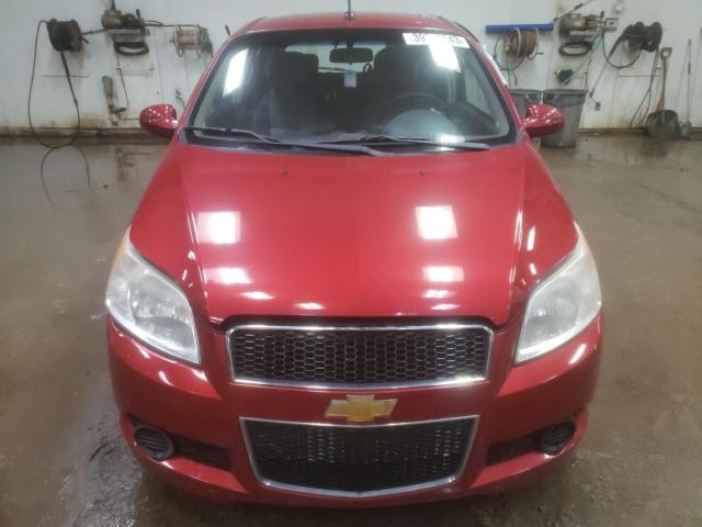 KL1TD66E59B378539 - 2009 CHEVROLET AVEO LS 勃艮第红 照片 5