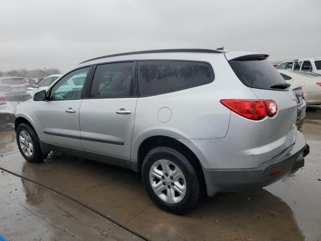 1GNKREED9CJ152775 - 2012 CHEVROLET TRAVERSE LS SILVER photo 2