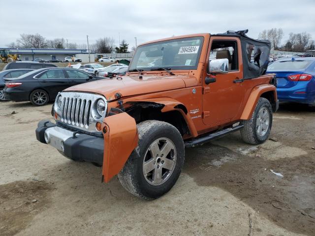 1J4GA5D10BL546143 - 2011 JEEP WRANGLER SAHARA ORANGE photo 1