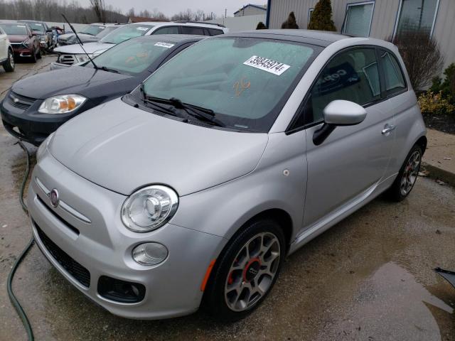 3C3CFFBRXCT351410 - 2012 FIAT 500 SPORT SILVER photo 1