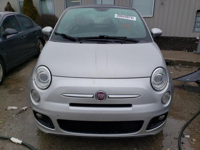 3C3CFFBRXCT351410 - 2012 FIAT 500 SPORT SILVER photo 5