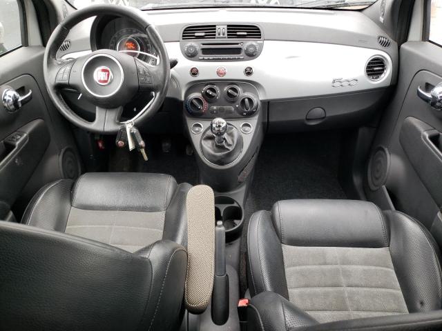 3C3CFFBRXCT351410 - 2012 FIAT 500 SPORT SILVER photo 8