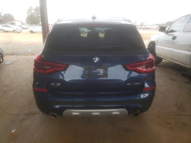 5UXTY3C04L9D18482 - 2020 BMW X3 SDRIVE30I Blau Foto 6