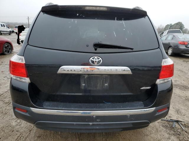 5TDBK3EH0BS051369 - 2011 TOYOTA HIGHLANDER BASE BLACK photo 6