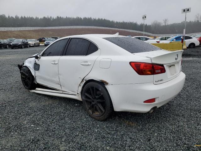 JTHCK262485026528 - 2008 LEXUS IS 250 WHITE photo 2