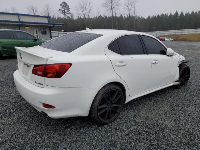 JTHCK262485026528 - 2008 LEXUS IS 250 WHITE photo 3