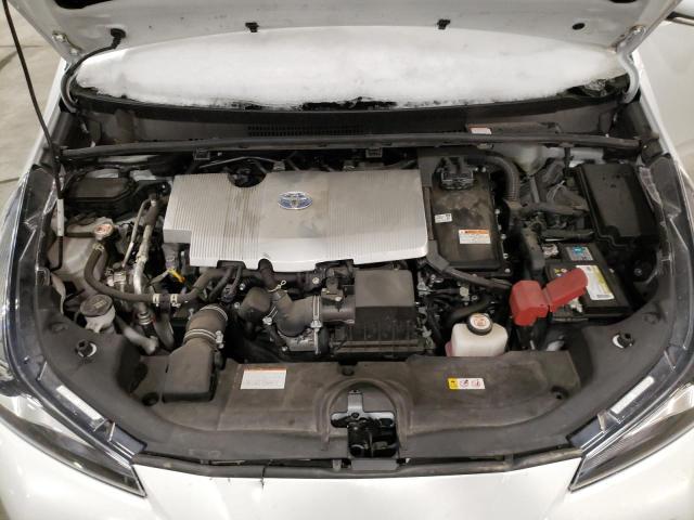 JTDL9MFUXM3028803 - 2021 TOYOTA PRIUS LE WHITE photo 11