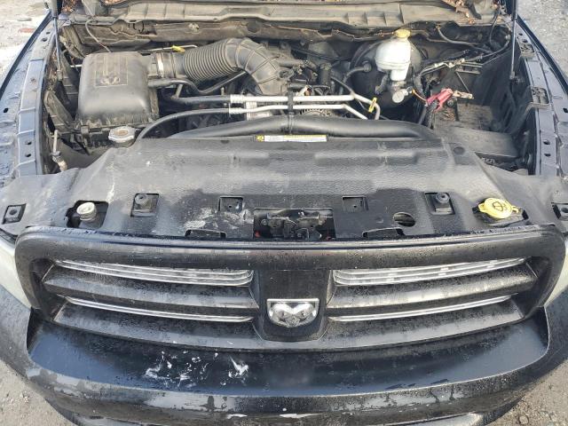 1D7RV1GT7AS217801 - 2010 DODGE RAM 1500 BLACK photo 11