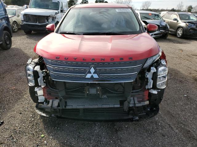 JA4J3TA89NZ083197 - 2022 MITSUBISHI OUTLANDER ES RED photo 5