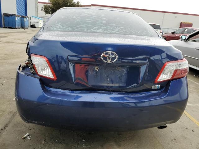 JTNBB46K273042693 - 2007 TOYOTA CAMRY HYBRID BLUE photo 6