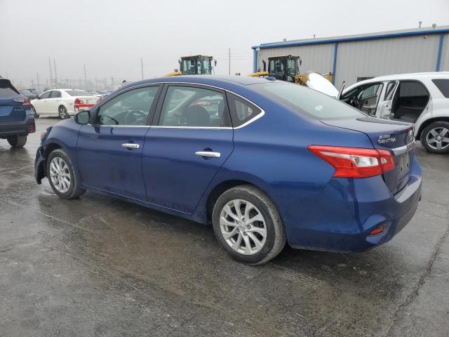 3N1AB7APXJY342536 - 2018 NISSAN SENTRA S BLUE photo 2