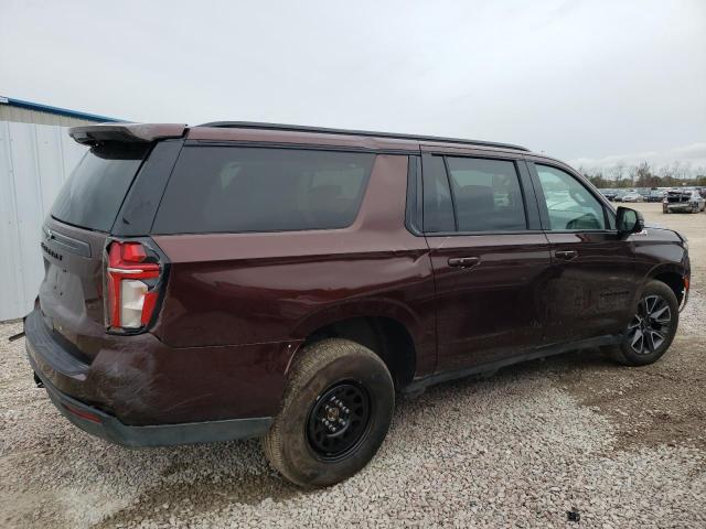 1GNSKDKD0PR223419 - 2023 CHEVROLET SUBURBAN K1500 Z71 BURGUNDY photo 3