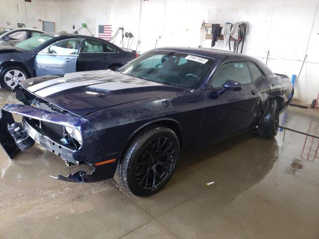 2C3CDZAG7FH723760 - 2015 DODGE CHALLENGER SXT BLUE photo 1