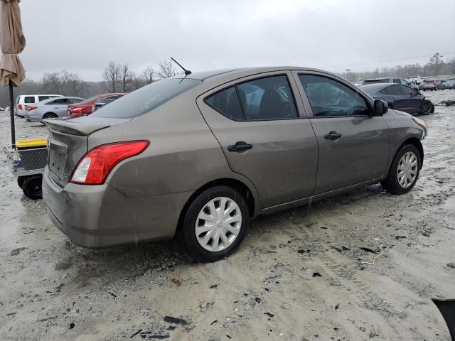 3N1CN7AP3FL901381 - 2015 NISSAN VERSA S GRAY photo 3