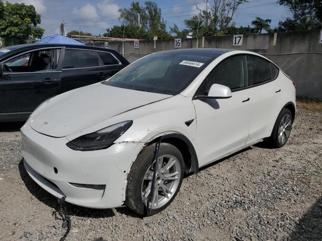 5YJYGDED8MF131430 - 2021 TESLA MODEL Y WHITE photo 1