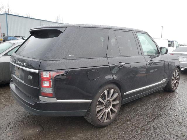 SALGV2TF9FA214671 - 2015 LAND ROVER RANGE ROVE AUTOBIOGRAPHY BLACK photo 3
