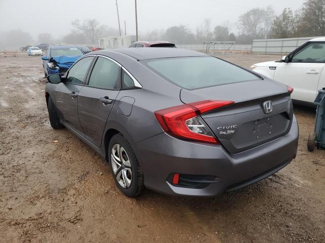 19XFC2F53GE215809 - 2016 HONDA CIVIC LX GRAY photo 2