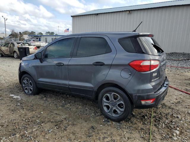 MAJ3S2FE3KC308423 - 2019 FORD ECOSPORT S GRAY photo 2