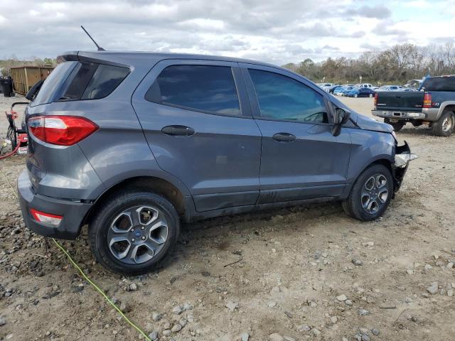 MAJ3S2FE3KC308423 - 2019 FORD ECOSPORT S GRAY photo 3