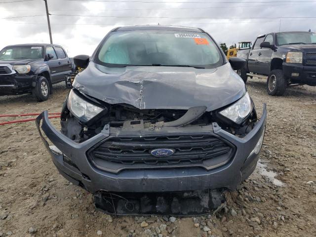 MAJ3S2FE3KC308423 - 2019 FORD ECOSPORT S GRAY photo 5