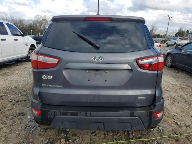 MAJ3S2FE3KC308423 - 2019 FORD ECOSPORT S GRAY photo 6