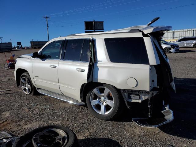 1GNSKCKC8FR103738 - 2015 CHEVROLET TAHOE K1500 LTZ WHITE photo 2