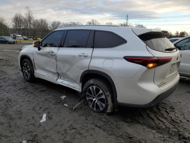 5TDGZRBH1MS141786 - 2021 TOYOTA HIGHLANDER XLE WHITE photo 2