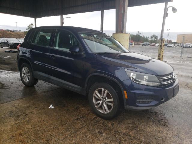 WVGAV3AX8EW509126 - 2014 VOLKSWAGEN TIGUAN S BLUE photo 4