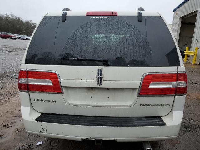 5LMFU28518LJ02775 - 2008 LINCOLN NAVIGATOR WHITE photo 6