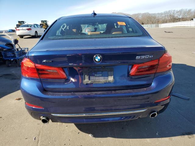 WBAJB1C00LCE29335 - 2020 BMW 530XE BLUE photo 6