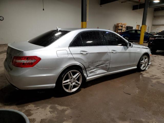 WDDHF8JB0DA737771 - 2013 MERCEDES-BENZ E 350 4MATIC SILVER photo 3