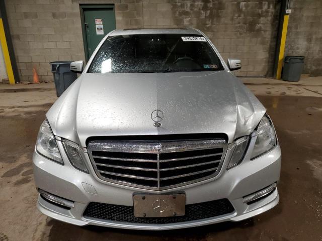 WDDHF8JB0DA737771 - 2013 MERCEDES-BENZ E 350 4MATIC SILVER photo 5