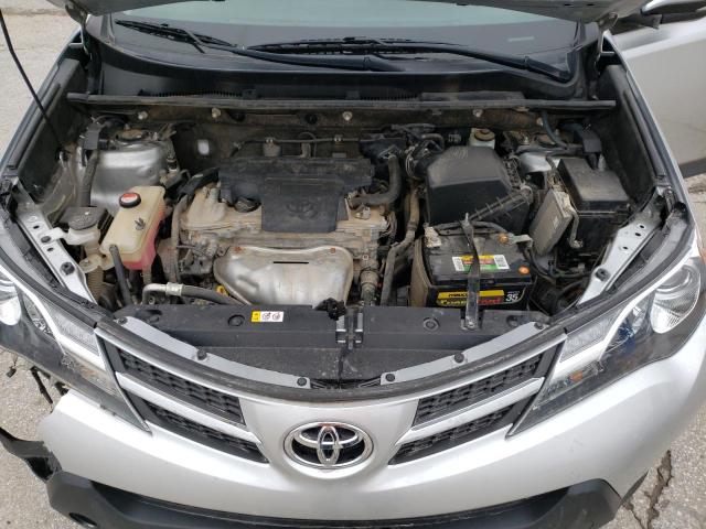 JTMRFREV9FD101490 - 2015 TOYOTA RAV4 XLE SILVER photo 11