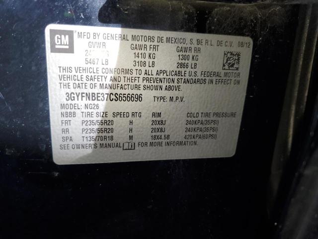 3GYFNBE37CS656696 - 2012 CADILLAC SRX PERFORMANCE COLLECTION Қара фото 13