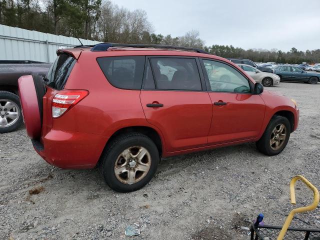 JTMZF4DV8AD019635 - 2010 TOYOTA RAV4 RED photo 3