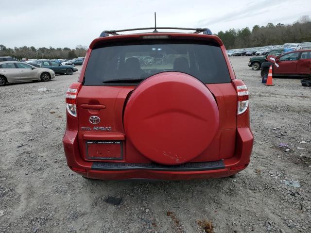 JTMZF4DV8AD019635 - 2010 TOYOTA RAV4 RED photo 6