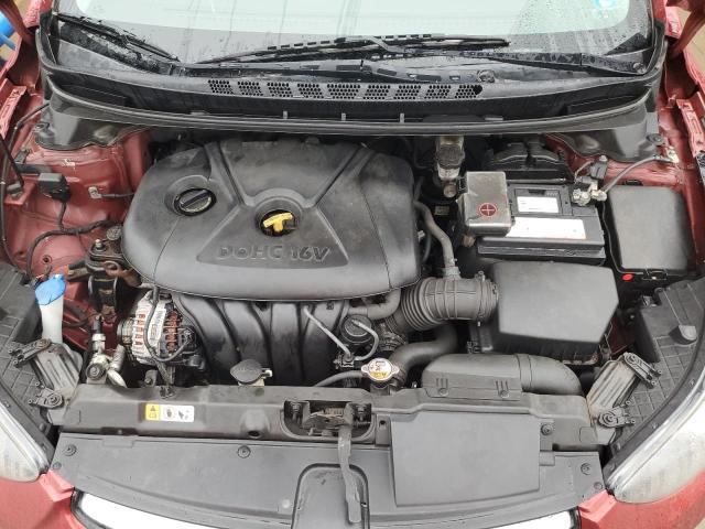 5NPDH4AE6DH440955 - 2013 HYUNDAI ELANTRA GLS RED photo 11