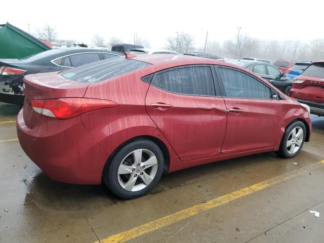 5NPDH4AE6DH440955 - 2013 HYUNDAI ELANTRA GLS RED photo 3