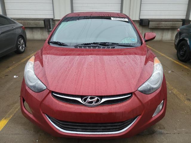 5NPDH4AE6DH440955 - 2013 HYUNDAI ELANTRA GLS RED photo 5