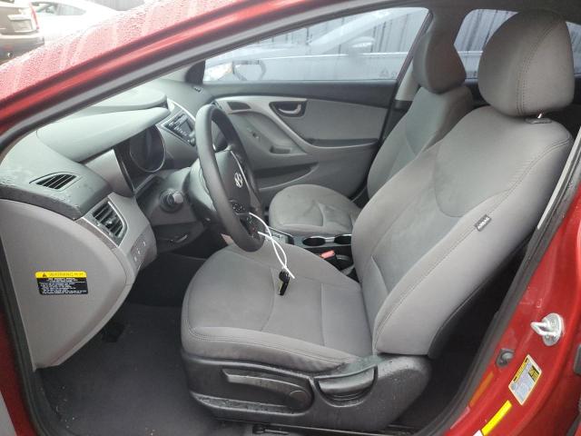 5NPDH4AE6DH440955 - 2013 HYUNDAI ELANTRA GLS RED photo 7