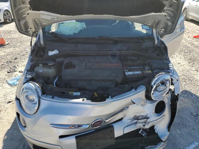 3C3CFFAR9DT707588 - 2013 FIAT 500 POP SILVER photo 11