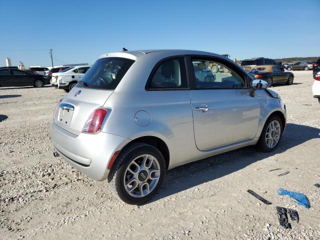 3C3CFFAR9DT707588 - 2013 FIAT 500 POP SILVER photo 3