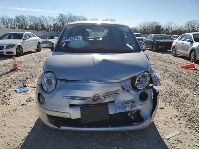 3C3CFFAR9DT707588 - 2013 FIAT 500 POP SILVER photo 5