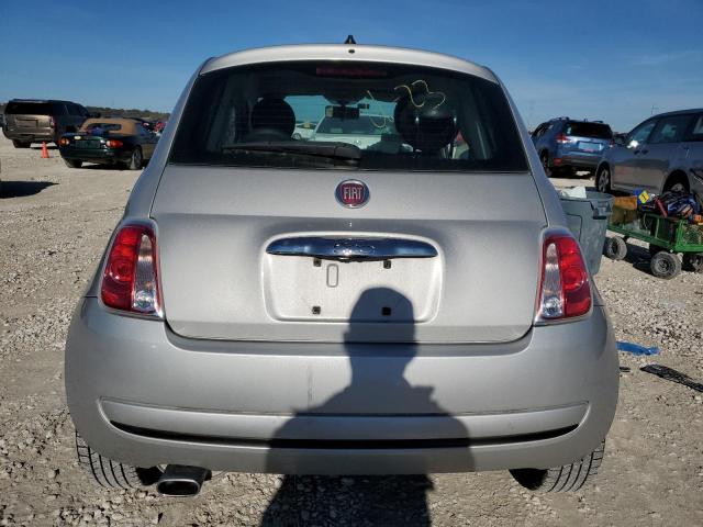 3C3CFFAR9DT707588 - 2013 FIAT 500 POP SILVER photo 6