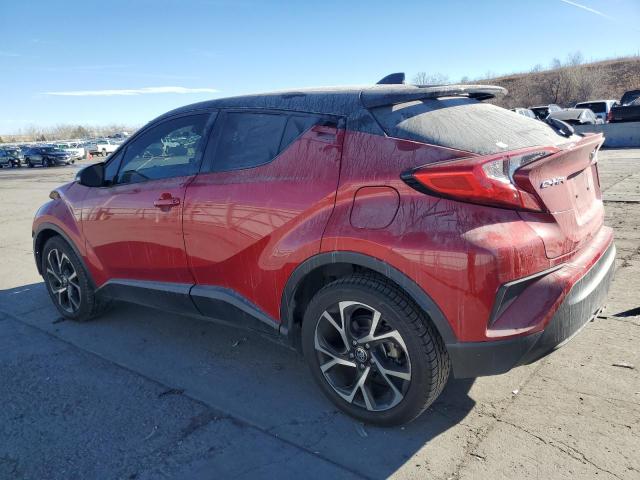 JTNKHMBX1L1079465 - 2020 TOYOTA C-HR XLE RED photo 2