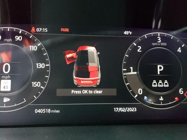 SALWR2RK7JA182171 - 2018 LAND ROVER RANGE ROVE HSE WHITE photo 9