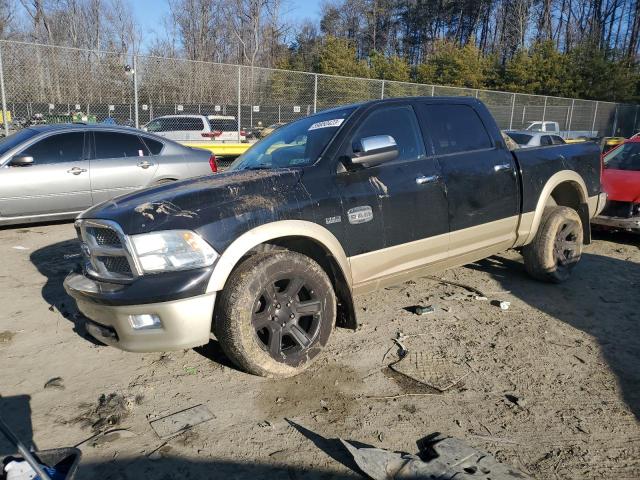 1C6RD7PT8CS141175 - 2012 DODGE RAM 1500 LONGHORN BLACK photo 1